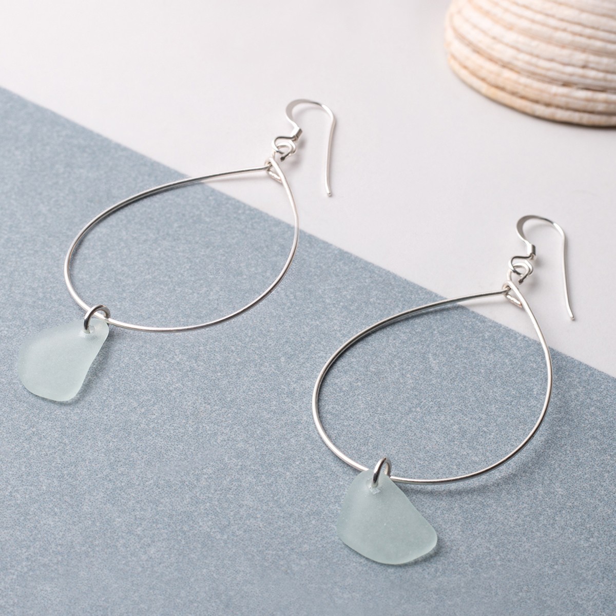 sea glass earrings