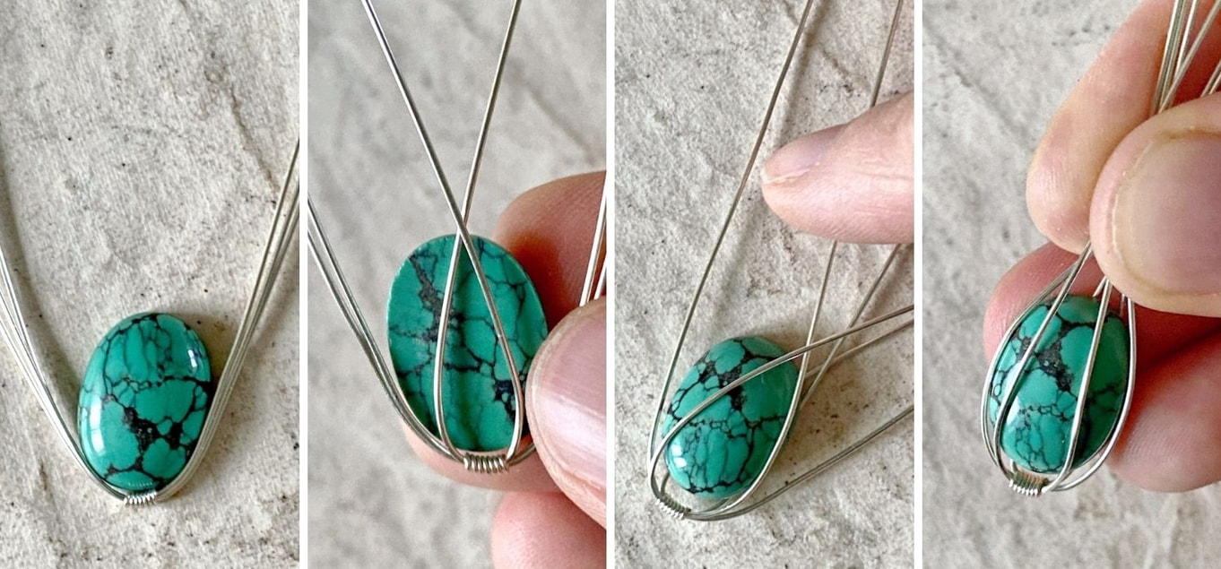 wire wrapped cabochon tutorial