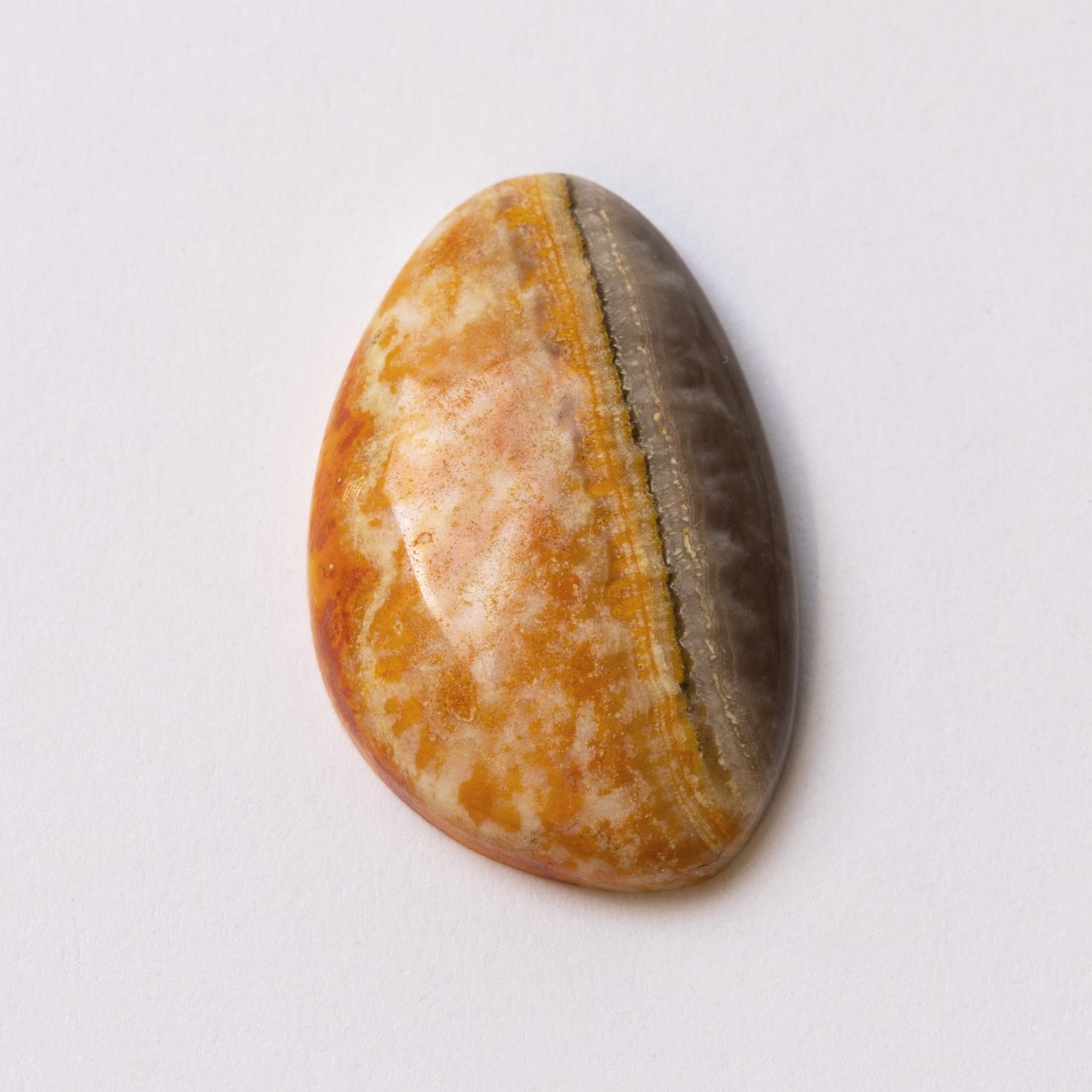 Bumblebee Jasper Freeform Cabochon, Approx 24.5x16mm