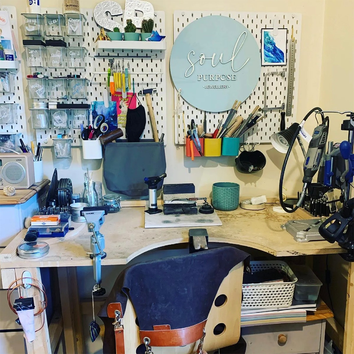 soul purpose jewellery workspace