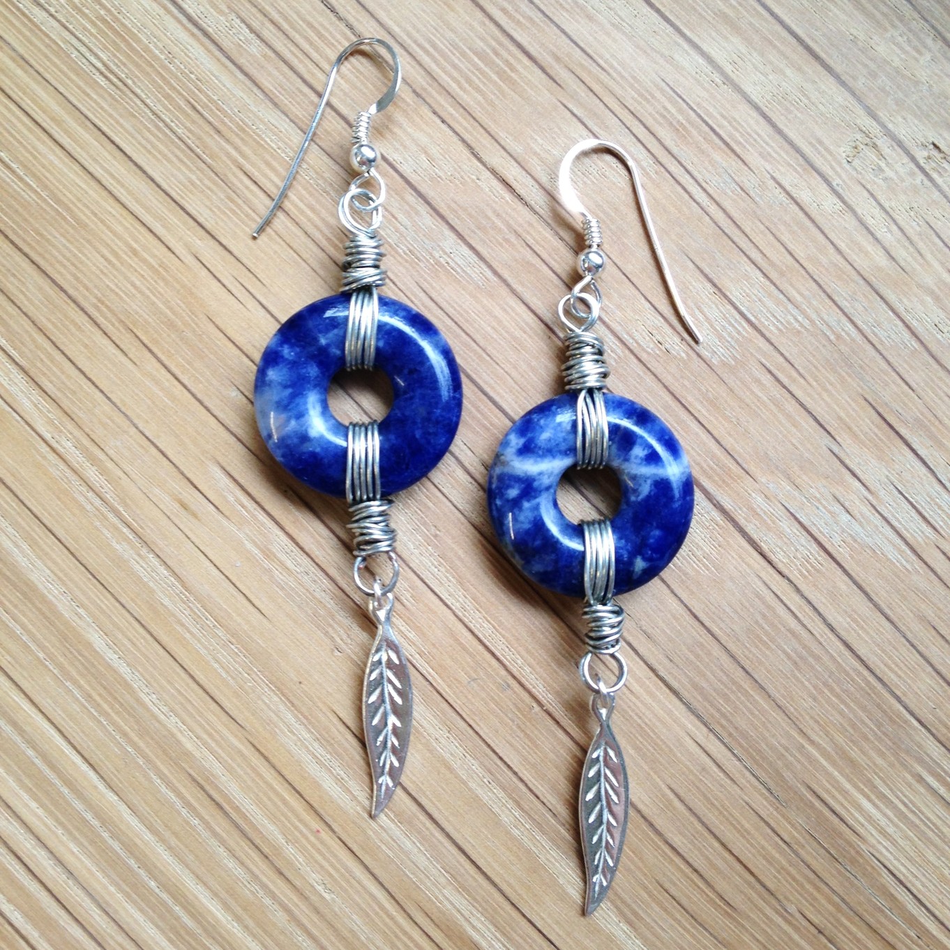 donut earrings - kernowcraft