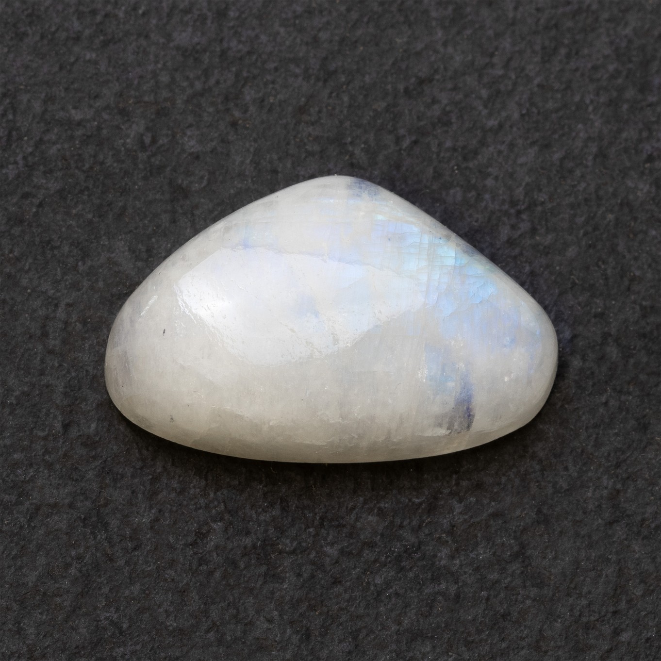 Rainbow Moonstone Freeform Cabochon, Approx 21x13.5mm