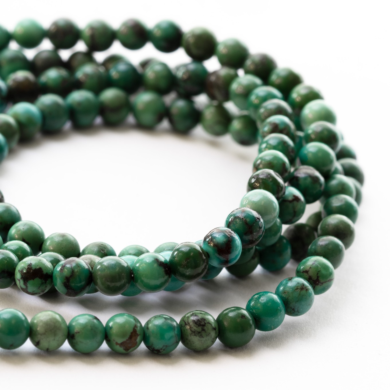 Turquoise Round Beads - Approx From 4mm