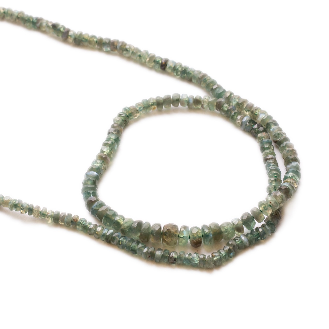 Alexandrite Faceted Rondelle Beads - Various lengths