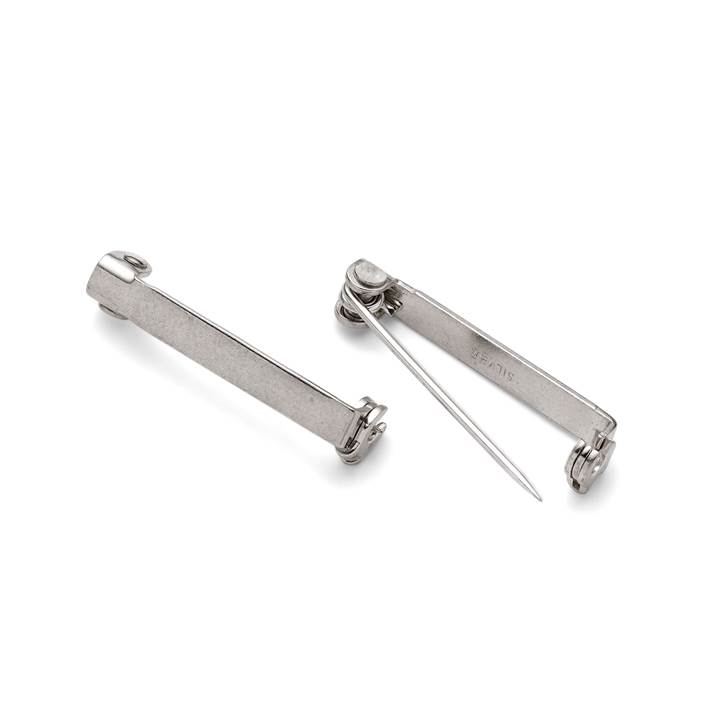 Sterling Silver 25mm Brooch Bar Pin