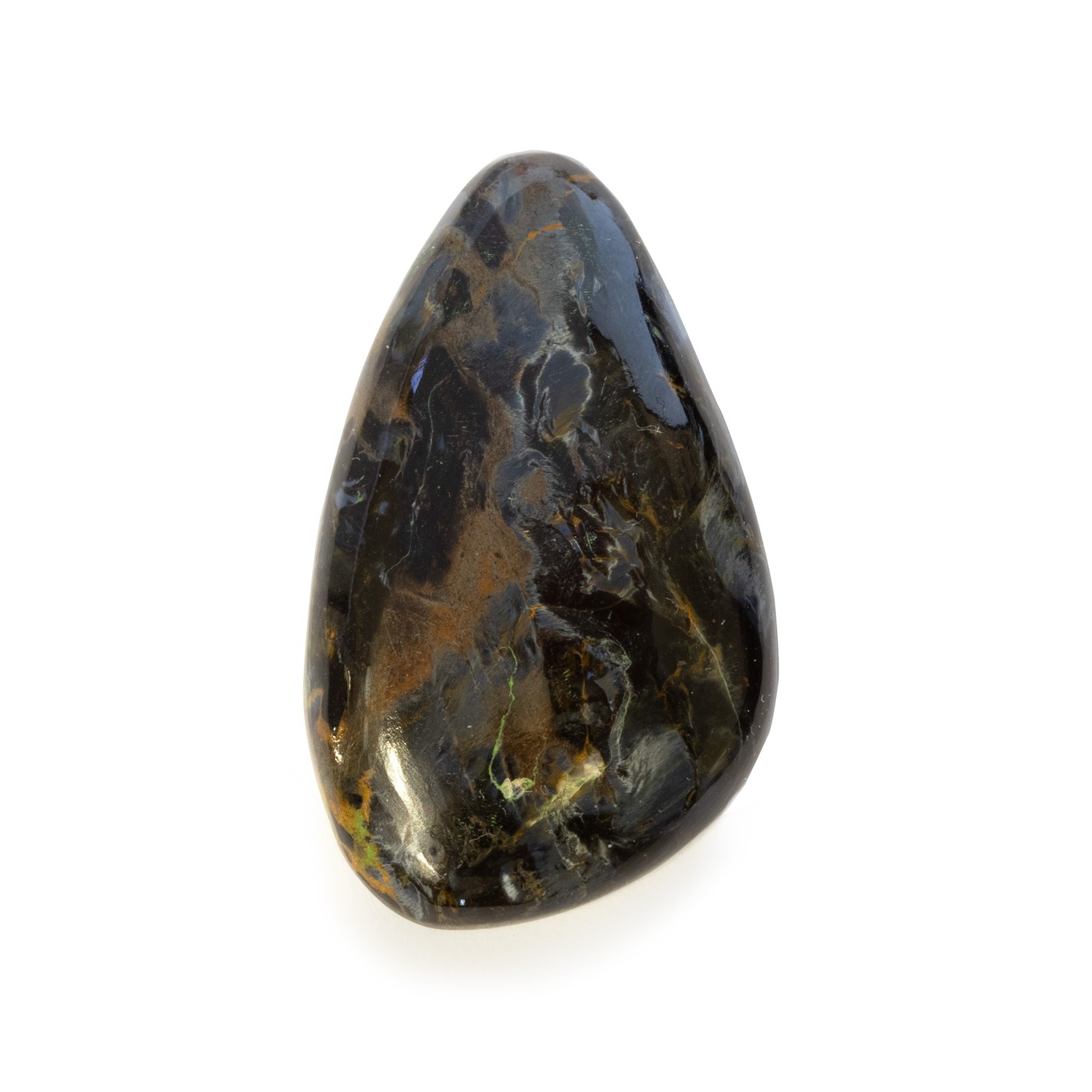 Pietersite Freeform Cabochon, Approx 34.5x20.5mm