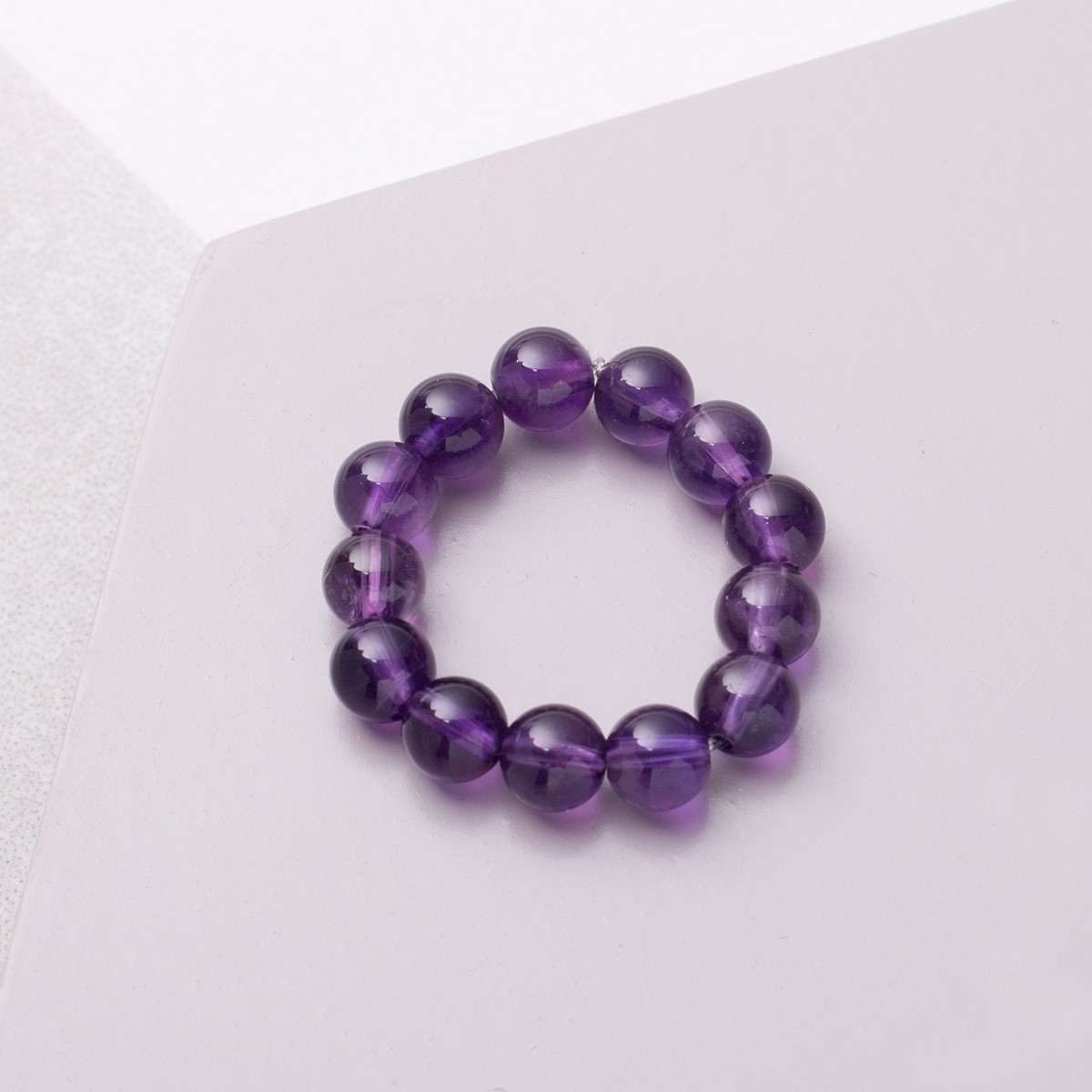 Amethyst Elastic Ring