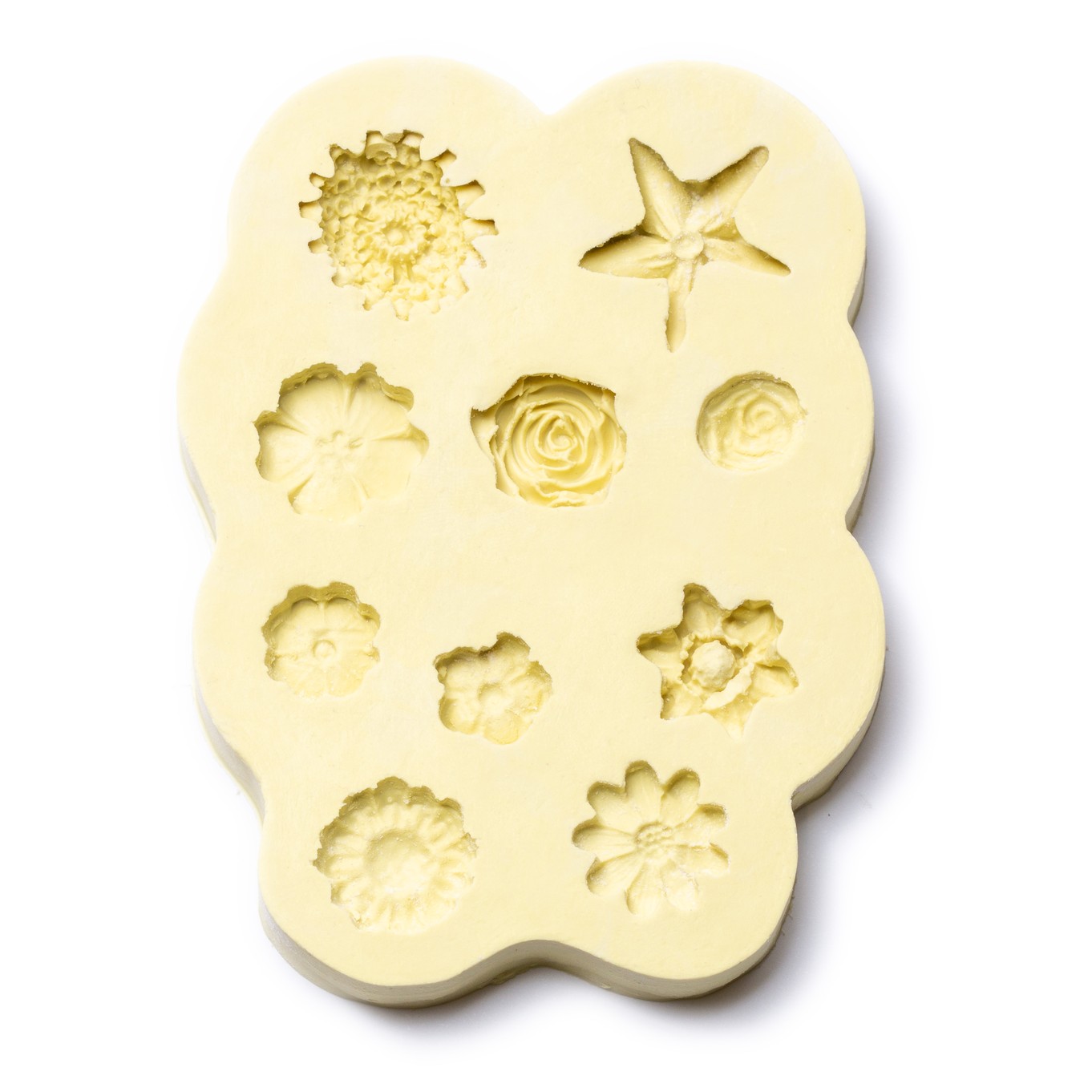 Flower Collection Metal Clay Mould