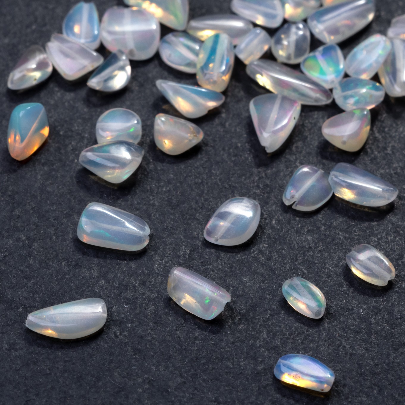 Ethiopian Opal Nugget Beads - Approx from 4x4.5mm - Pack of 10 beads