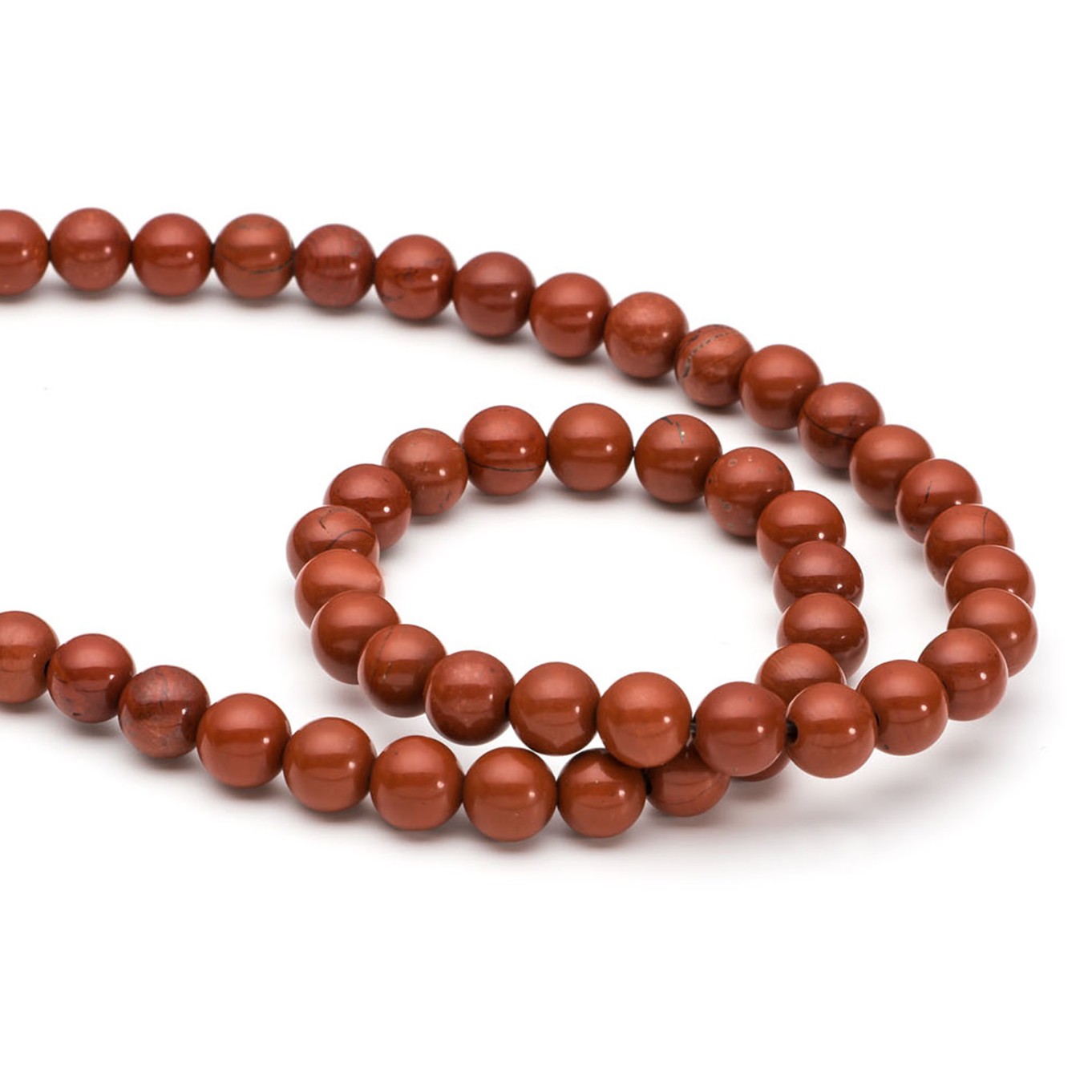 Red Jasper Round Beads - Various sizes