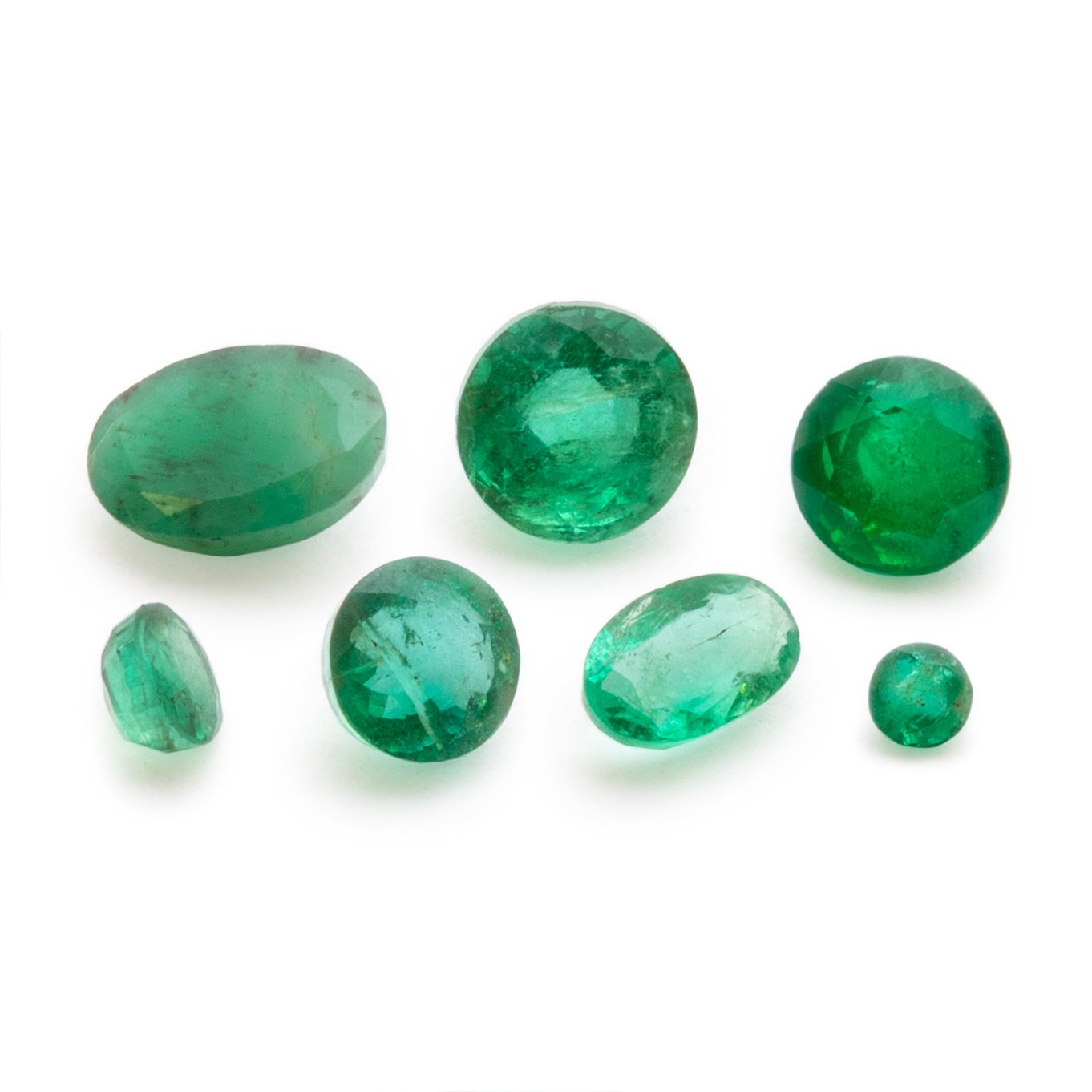 Emerald Faceted Stones