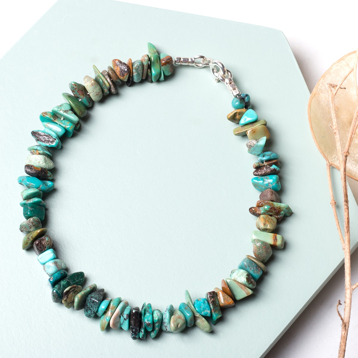 turquoise chip bead bracelet kit