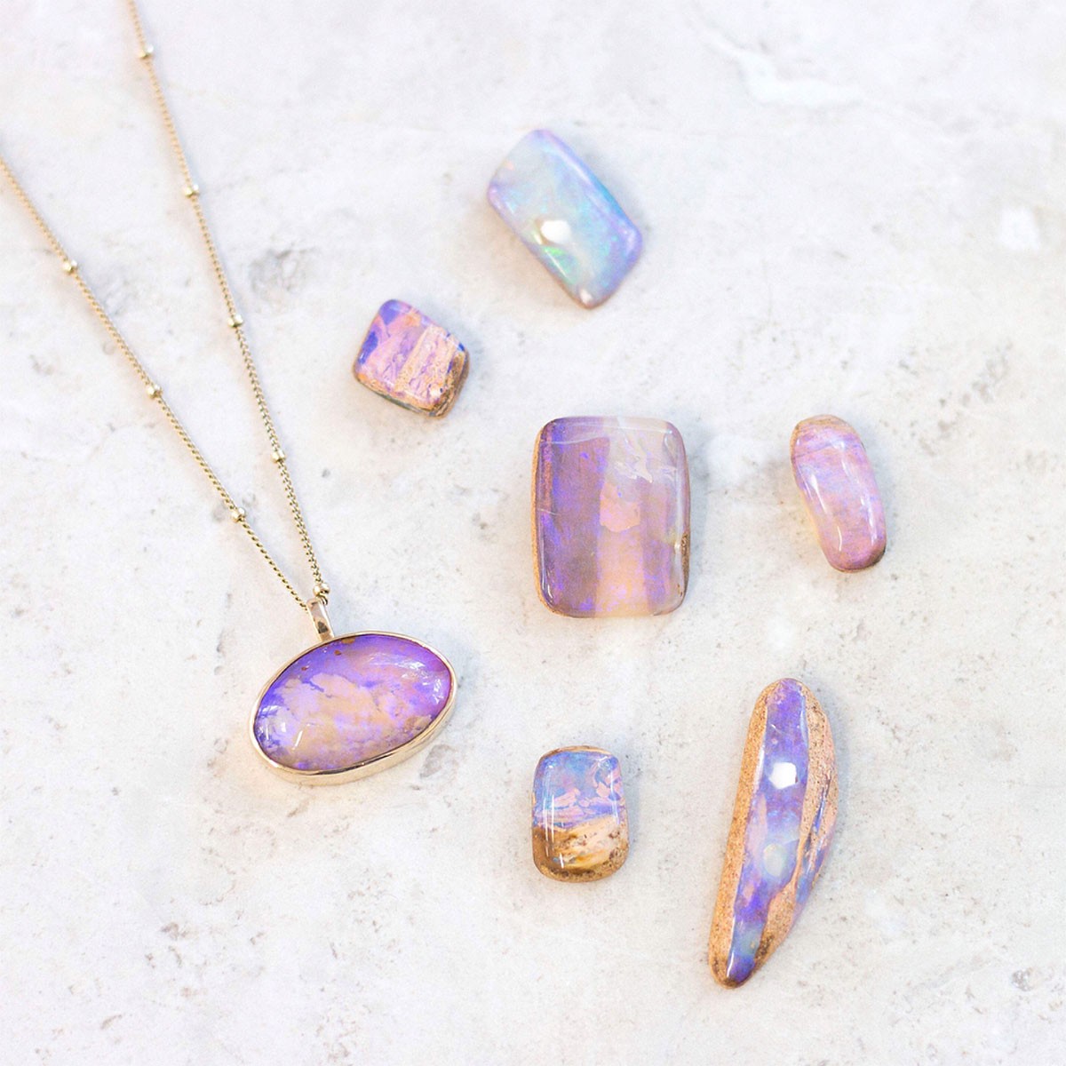 opal necklace