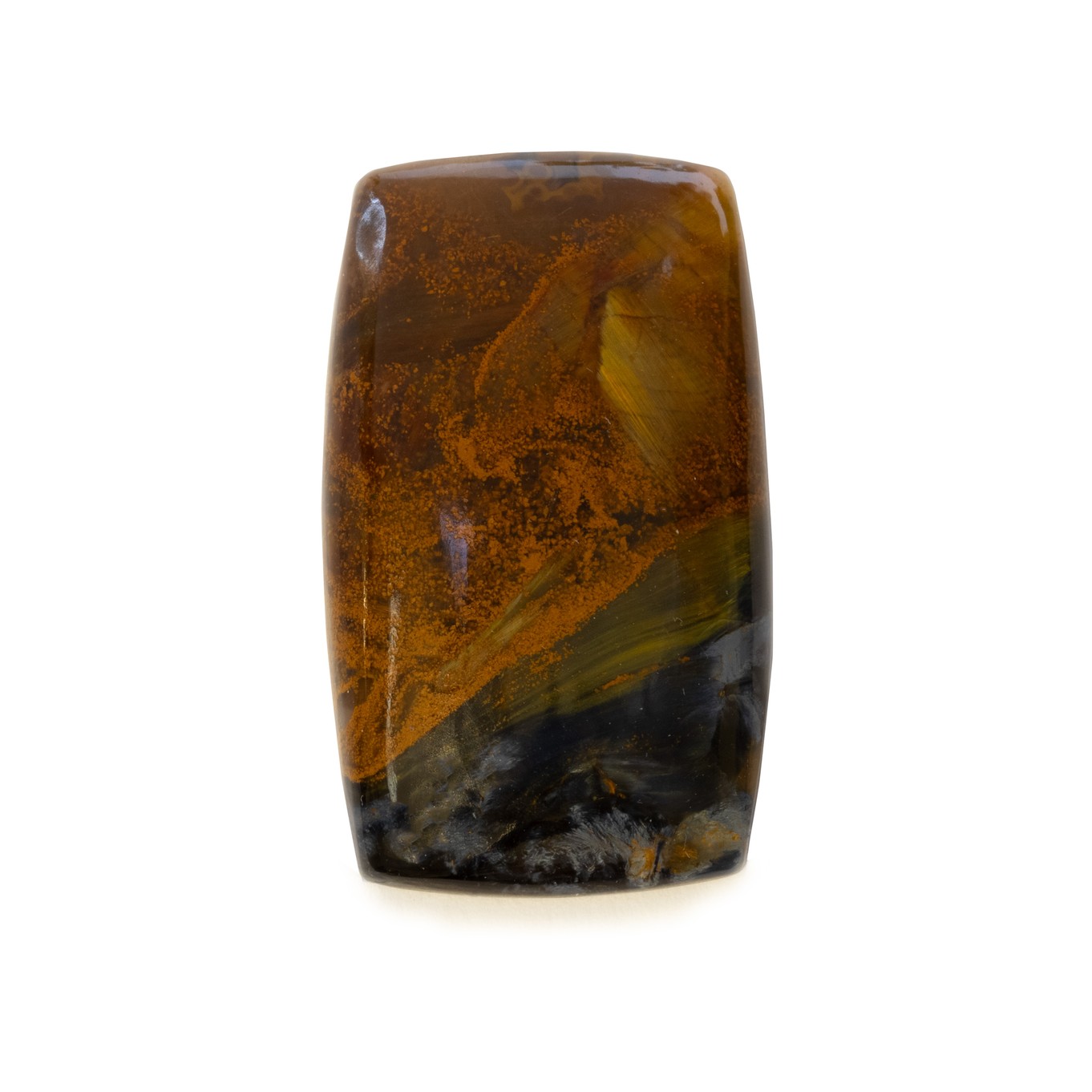 Pietersite Freeform Cabochon, Approx 35x20.5mm