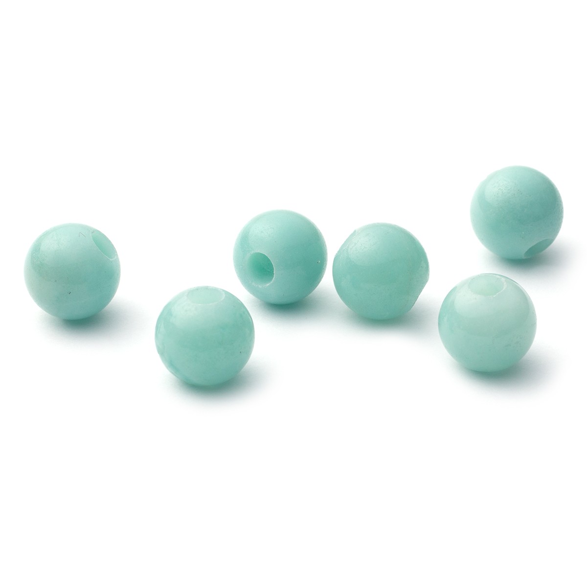 Amazonite 10mm Round Large Hole Beads