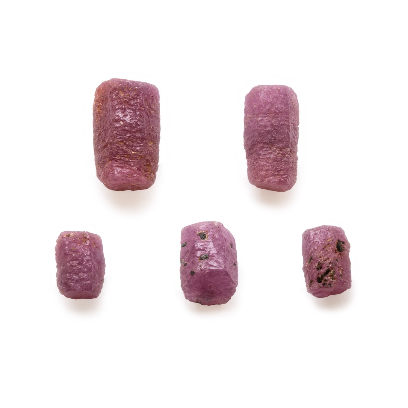 Natural Rough Ruby Crystals (Undrilled) - Various Sizes