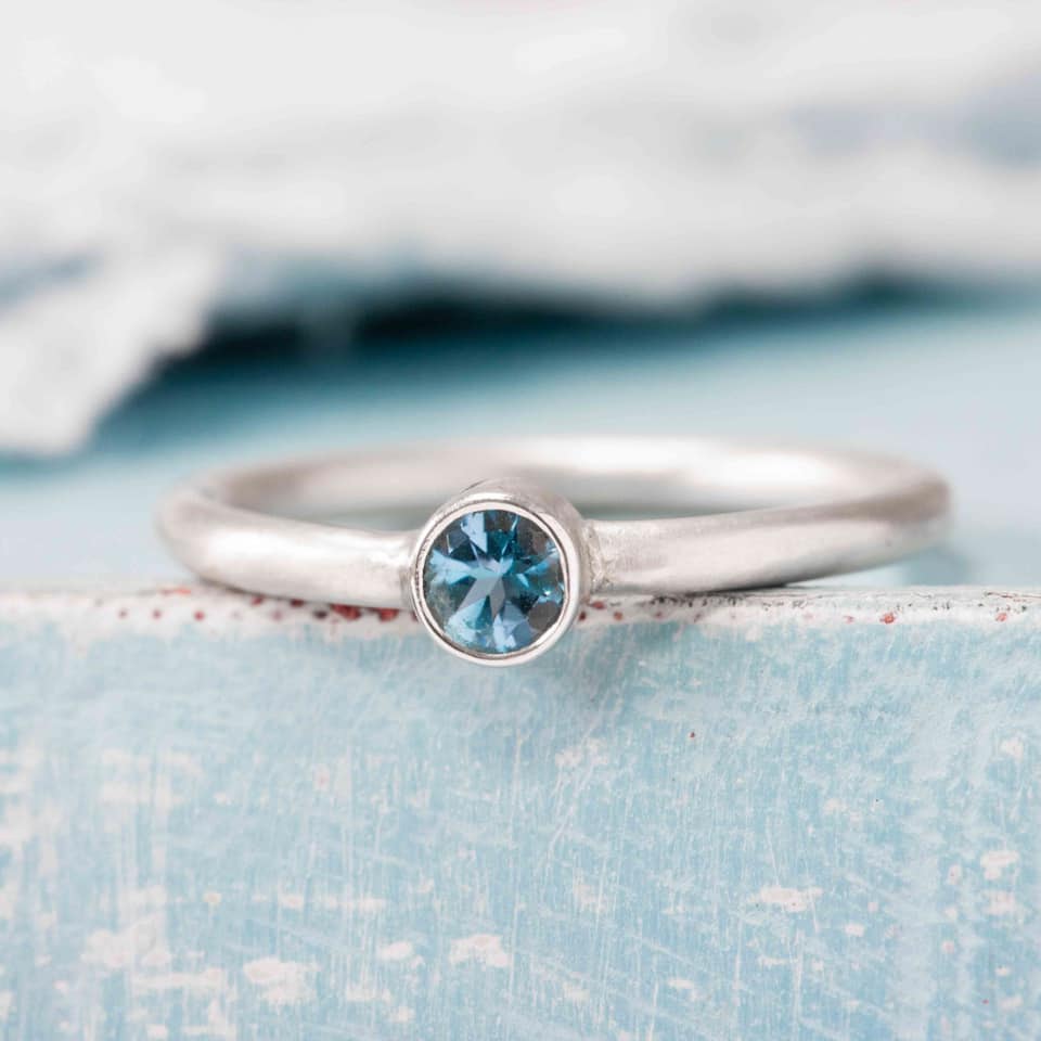 karen young's aquamarine ring