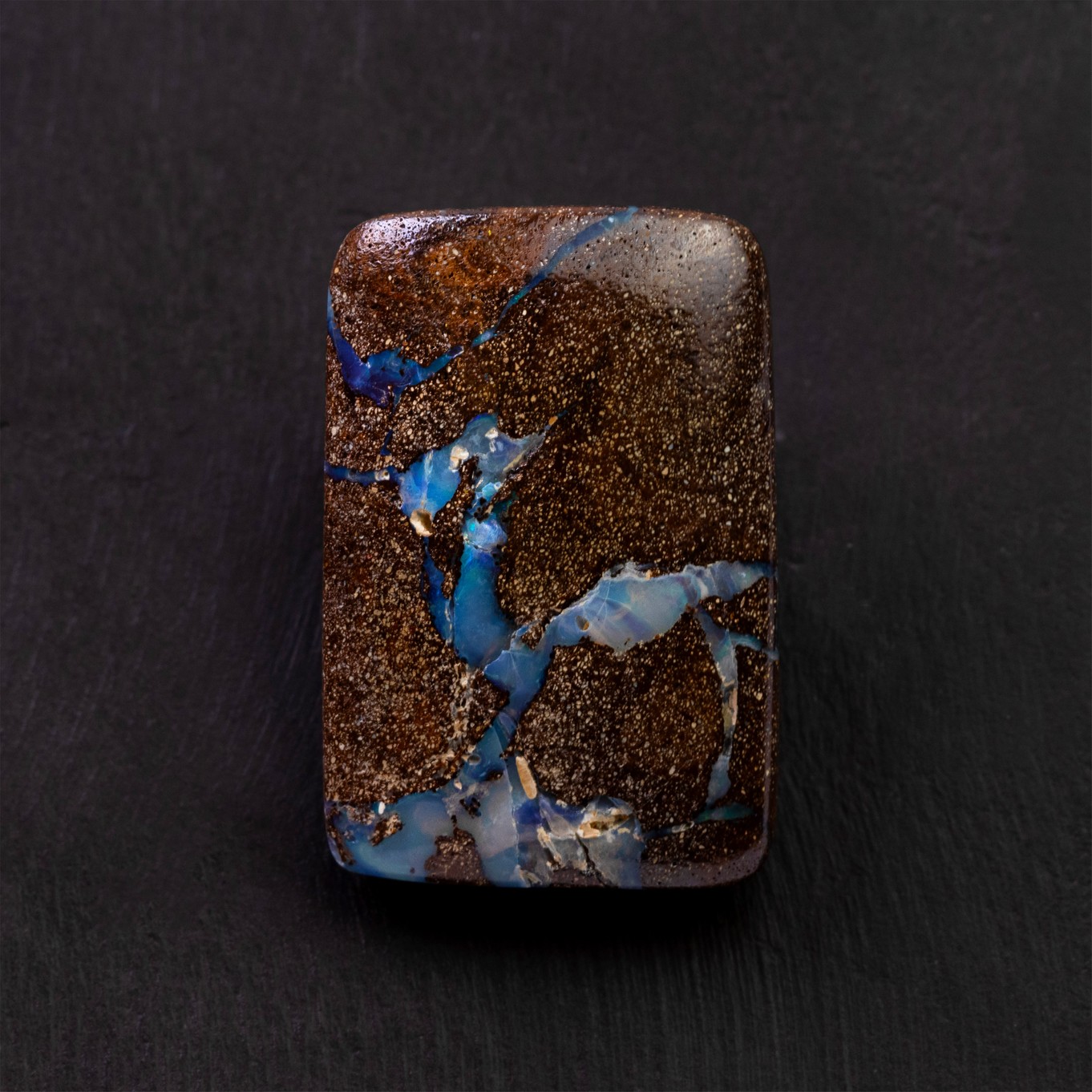 Freeform Australian Boulder Opal, Approx 24x16mm
