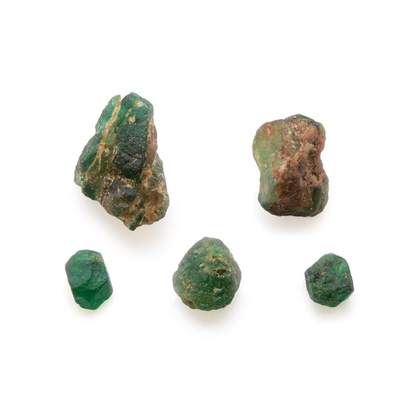 Natural Emerald Nuggets (Undrilled) - Various sizes