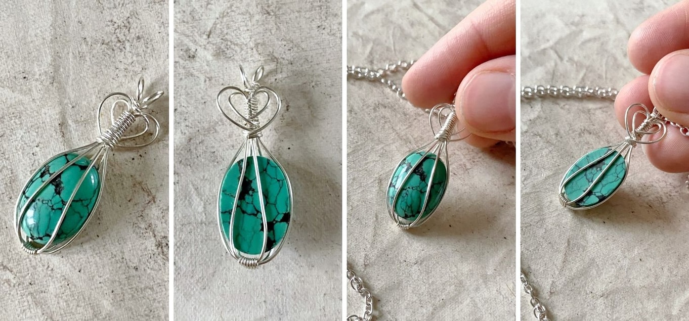 wire wrapped cabochon tutorial