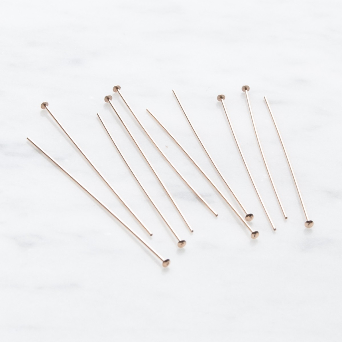 Gold Filled 52mm Headpins (Pack of 10)