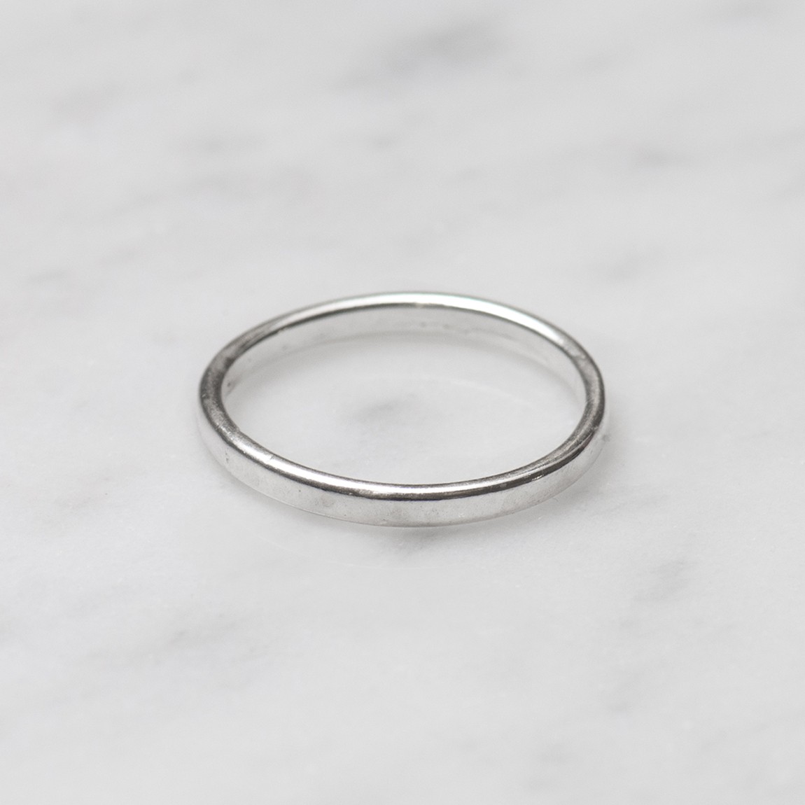 Sterling Silver Plain Band Ring