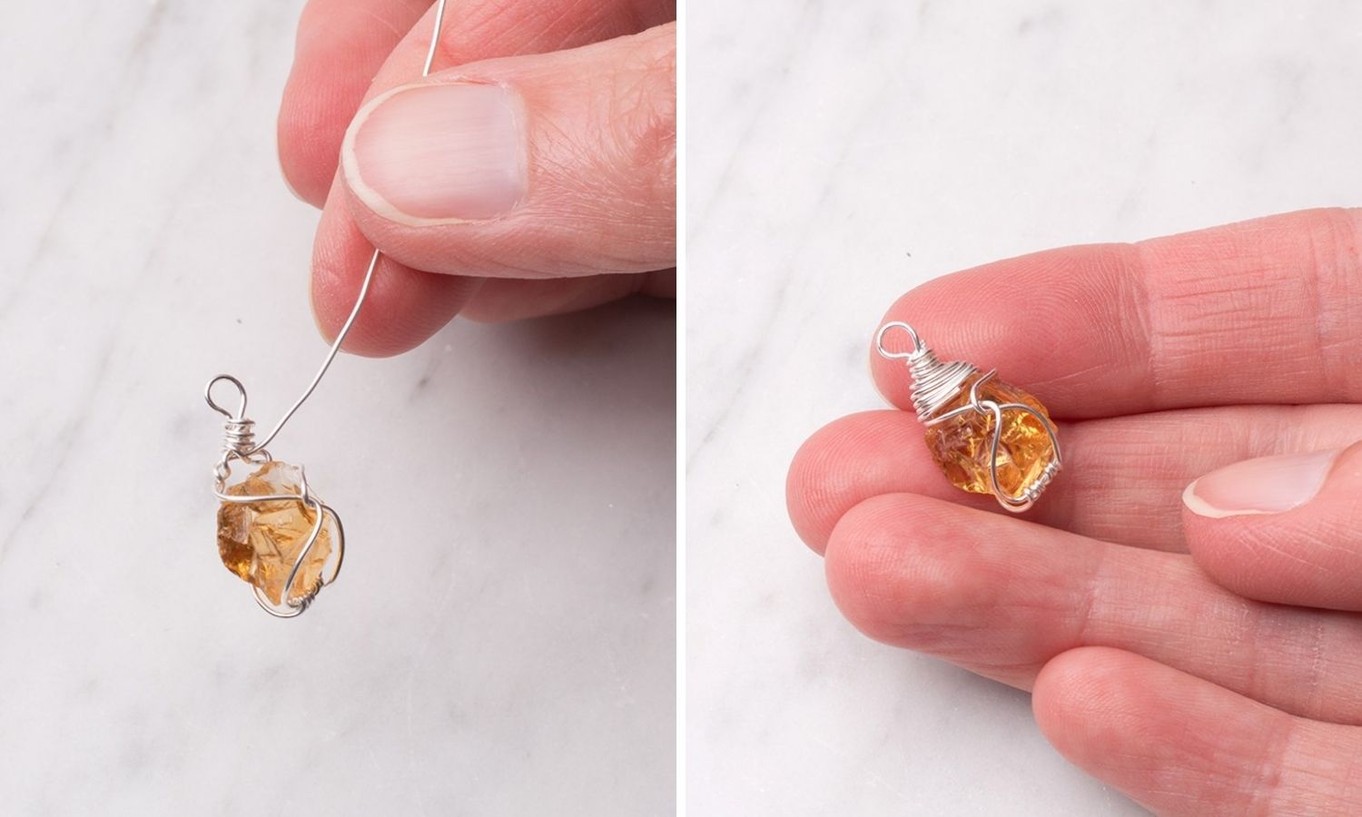 wire wrapped crystal tutorial