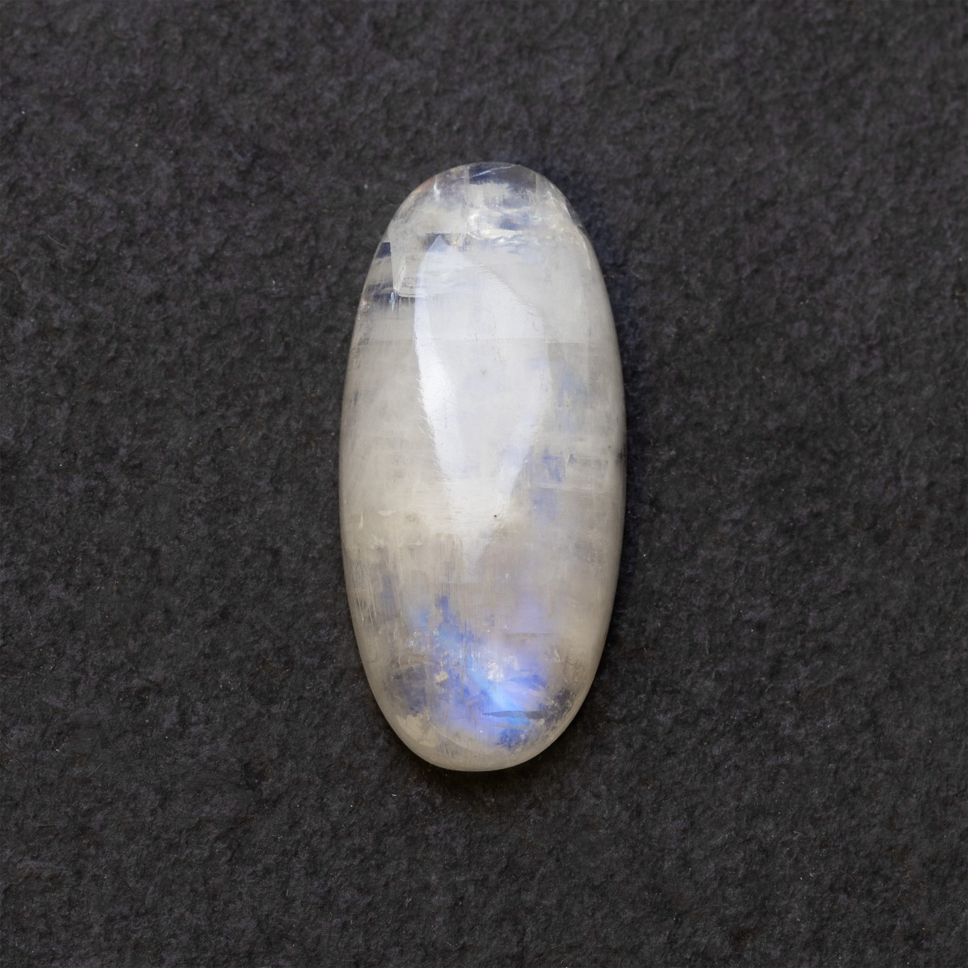 Rainbow Moonstone Freeform Cabochon, Approx 26.5x12mm