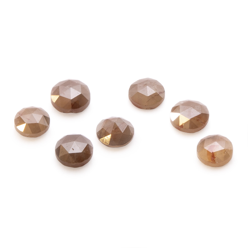 Bronze Rose Cut Diamond Cabochons