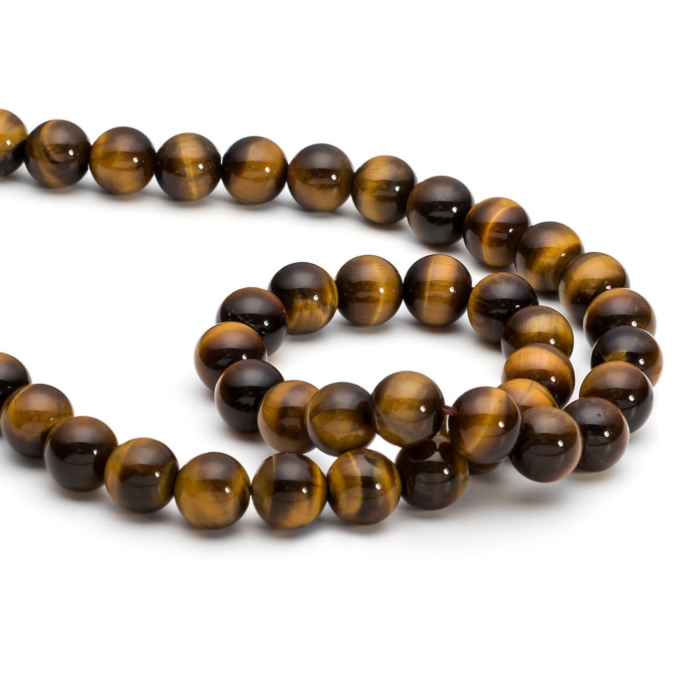 Golden Tiger's Eye Round Beads - Various sizes