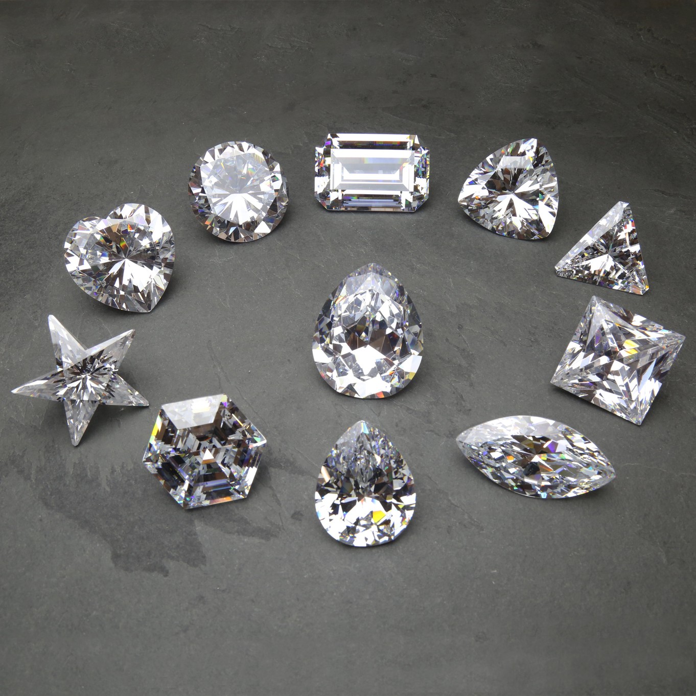 Cubic Zirconia Cullinan Diamond Replica Collection