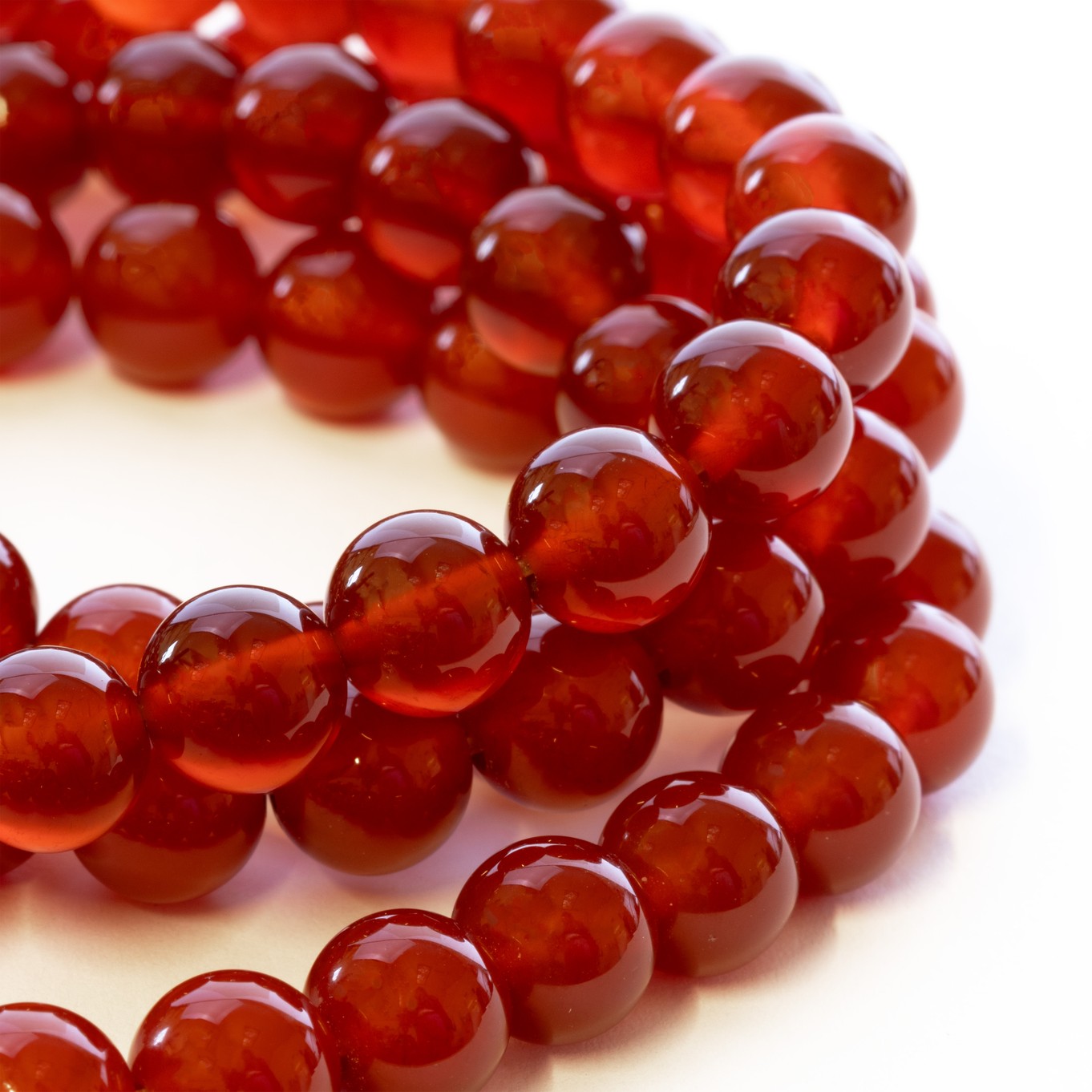 Carnelian Round Beads - Various sizes