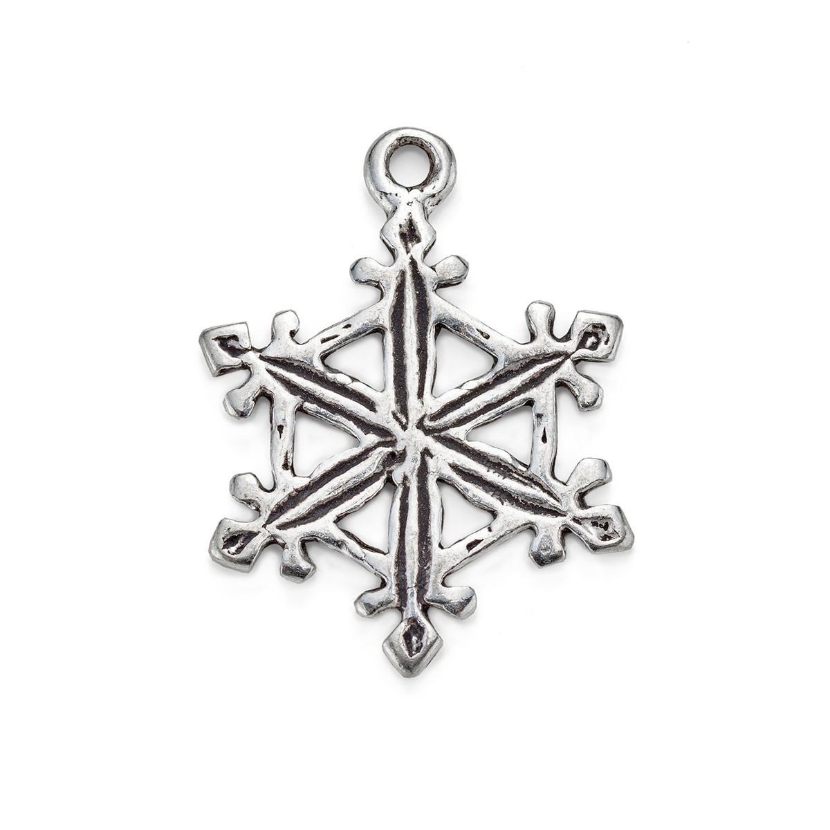 Sterling Silver Snowflake Charm