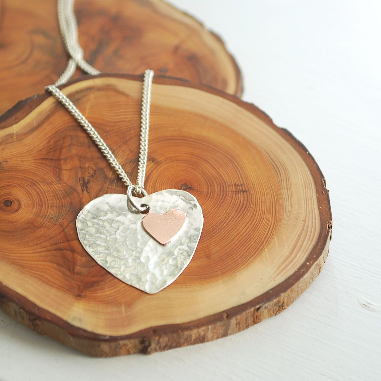 The Easiest Wood Bead Heart DIY - DIY Beautify - Creating Beauty